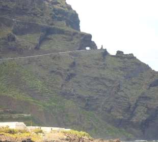 Sicht auf die Serpentine nach Punta del Teno