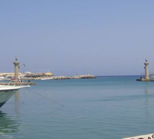 Hier soll der Koloss von Rhodos gestanden haben