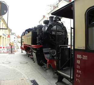 Molli Bahn, quer durch Bad Doberan