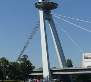 Donaubrücke mit UFO