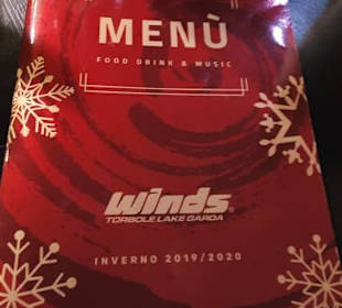 Karte der Wind´s Bar