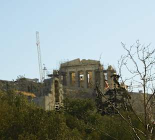 Blick auf die Akropolis