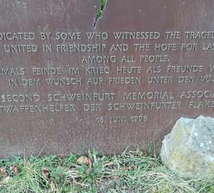 Das Luftkriegsdenkmal in Schweinfurt