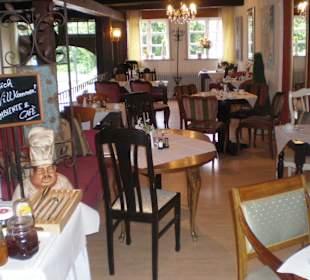 Blick in das Cafè auf der Galerie
