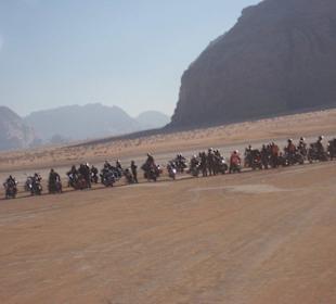 Uns kamen ca. 200 Harleys entgegen