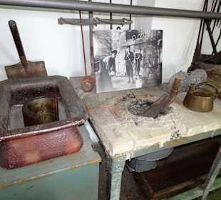 In der Werkstatt-Halle des Museums Kupfermühle