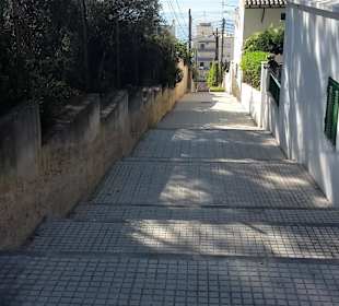 Die Treppe zum Strand