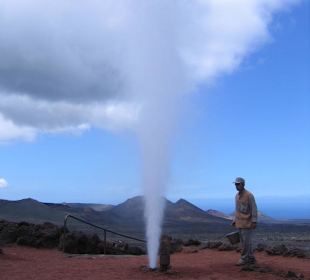 Heiße Erde im Nationalpark