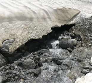 Der Gletscher schmilzt