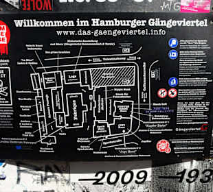Plan des Gängeviertels