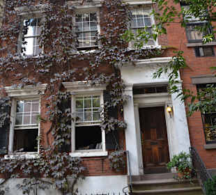 Eins der schönen Häuser in Greenvich Village