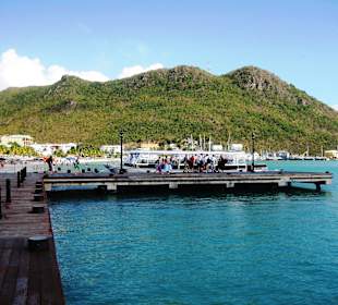 St. Maarten-kleine Fähre zum Kreuzfahrt Hafen