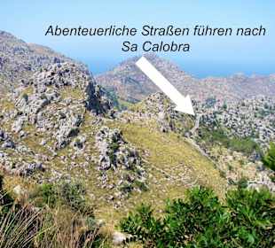 Abenteuerliche Straßen führen nach Sa Calobra