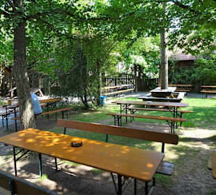 Impressionen aus dem Biergarten Obere Mühle