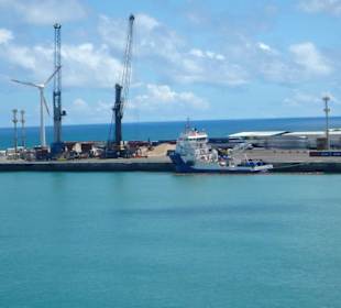 Teilansicht des Hafens