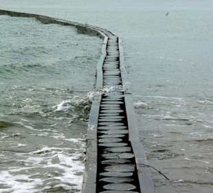 Am Ende von Bibione Yachthafengebiet