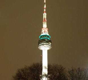 Seoul Tower di notte
