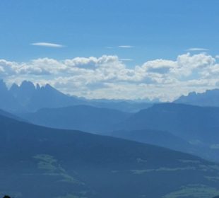 Die Dolomiten im Blick