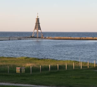 Das Wahrzeichen von Cuxhaven: die Kugelbake