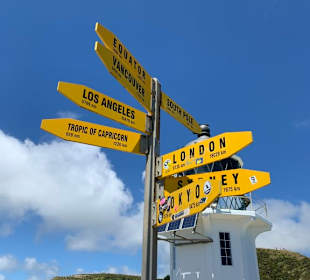 Entfernungen vom Cape