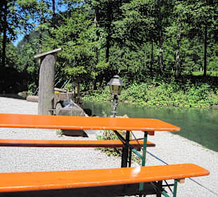 Sitzplätze im Freien