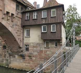 Der Kettensteg in der Nürnberger Altstadt
