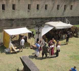 Mittelalterlichen Tage in der Festung