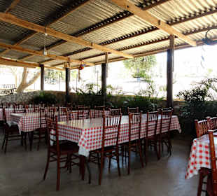 Der offene Gastraum des Restaurant Komedor Krioyo