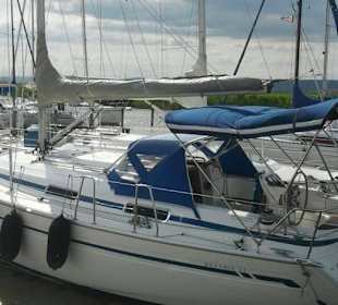 Festgemacht im Hafen