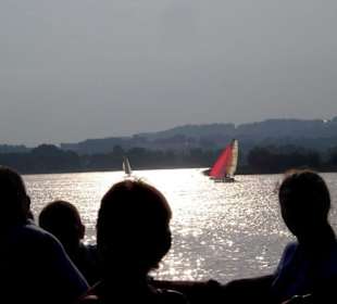 Segler in der Dämmerung