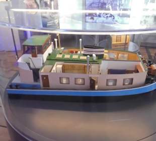 Blick ins Schiffsmodell