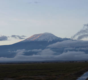 Sogar der Kilimanjaro enthüllte sich