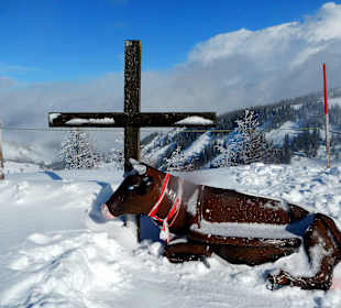 Piste bei Schönwetter