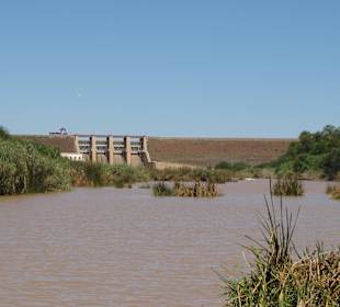 Staumauer des Hardab Damm