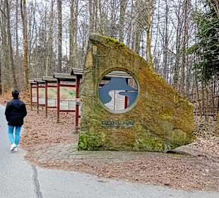 Die Strasse zur Basteibrücke.
