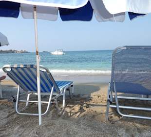 Kleiner Strand nahe dem Hotel