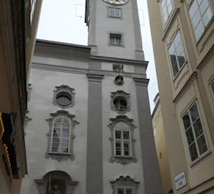 Das Alte Rathaus von Salzburg mit dem Rathausturm