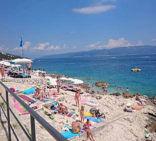 Baden an der Promenade Rabac