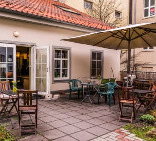 Dachterrasse Labyrinth Hostel Weimar