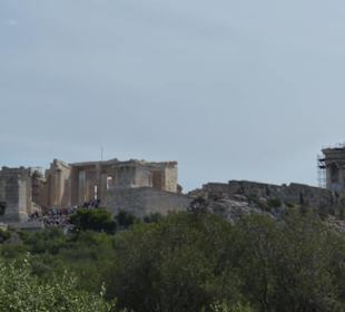 Blick auf die Akropolis