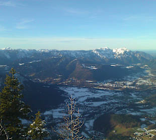 Blick vom Jenner auf Schönau und Berchtesgaden