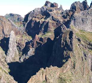 Blick Richtung Pico Ruivo