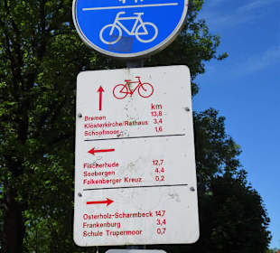 Umfassender Wegweiser am Jan-Reiners-Weg