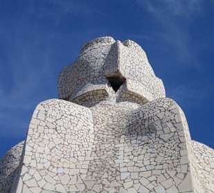 Barcelona, Casa Mila, Dachaufnahme