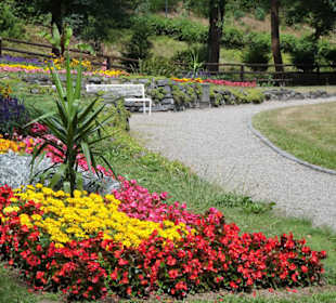 Beete im Kurpark Bad Berneck