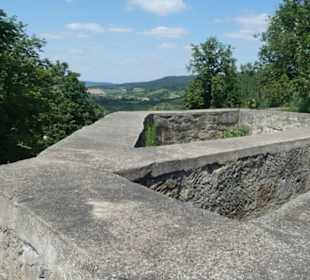 Burganlage auf dem Schlossberg von Königsberg