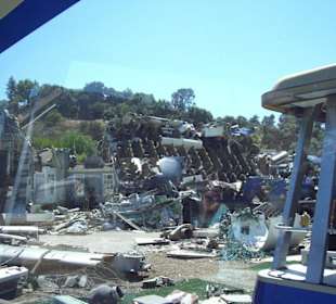 Simulierter Flugzeugabsturz Universal Studios