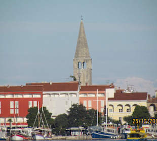 Blick auf Altstadt Porec 