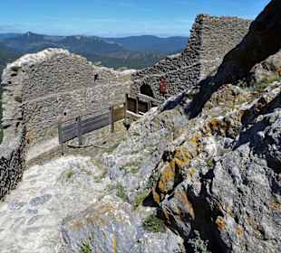 Rundgang durch die Burg Quéribus