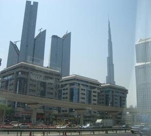 Nicht alle Gebäude sind hoch